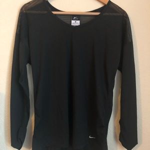 Women’s Nike Long Sleeve, Mesh Back Top